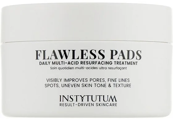 Instytutum Flawless Pads - Зволожуючі подушечки з кислотами для глибокого оновлення шкіри