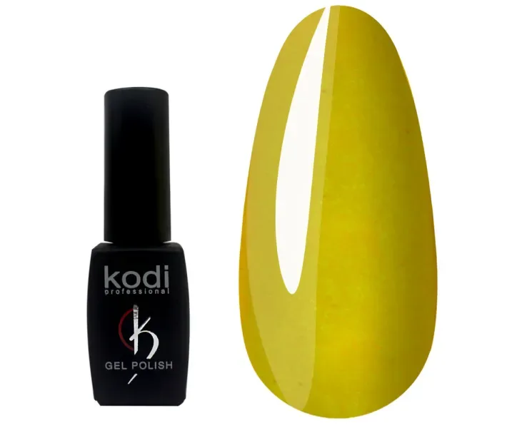 Гель-лак KODI вітражний С07 - жовтий, 8 мл (0059455)