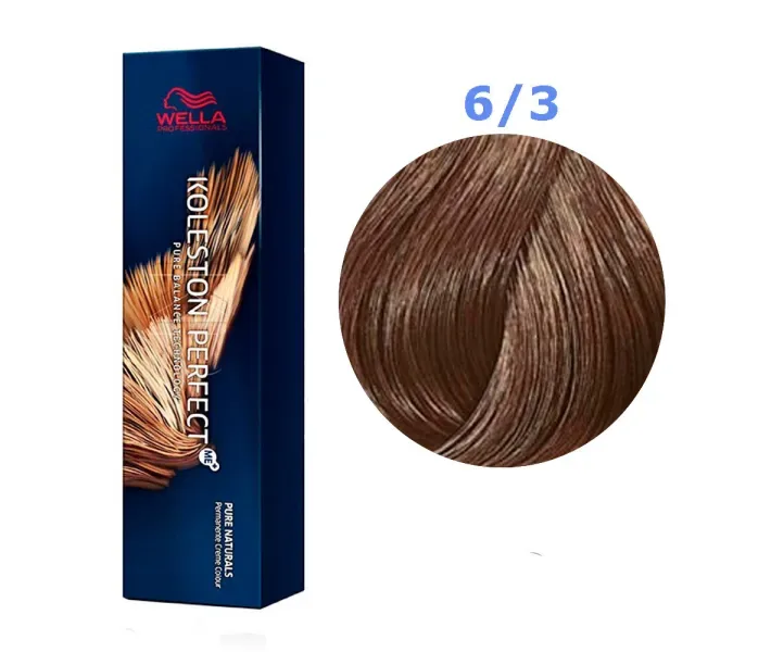 Фарба для волосся Wella Koleston Perfect № 6/3 (золотистий темний блондин) - rich naturals (0003519)