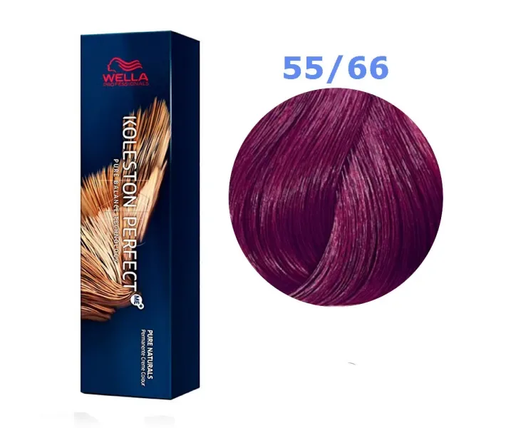 Фарба для волосся Wella Koleston Perfect № 55/66 (інтенсивний фіолетовий) - vibrant reds (0003578)