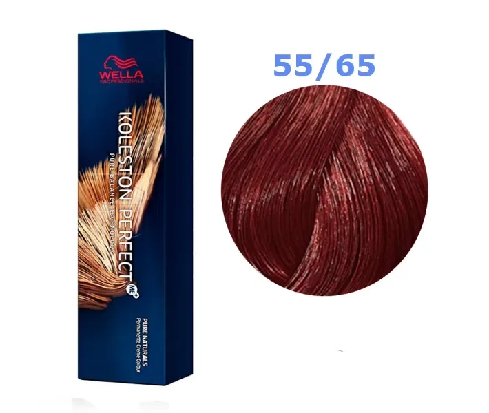Фарба для волосся Wella Koleston Perfect № 55/65 (фіолетовий махагон) - vibrant reds (0003577)