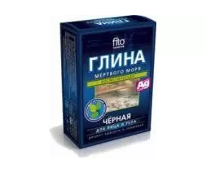 Маска Фітокосметик Глина чорна Мінерали мертвого моря 25 г (1250477462)