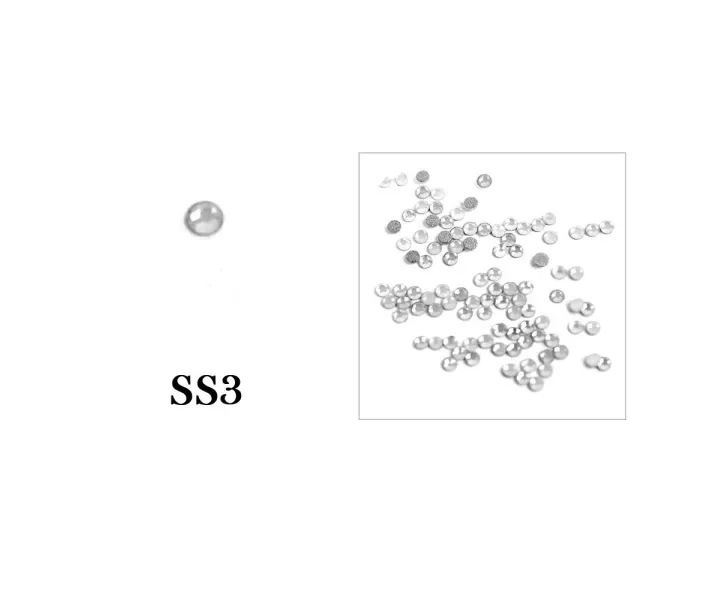 Стразы - Blue Opal SS3, 100 шт (P50) (0063340)