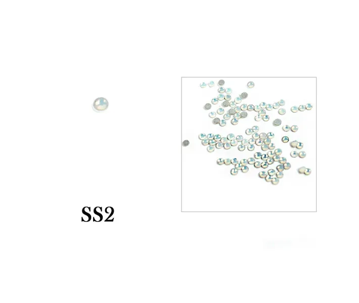 Стразы - Crystal AB SS2, 100 шт (P33) (0069908)