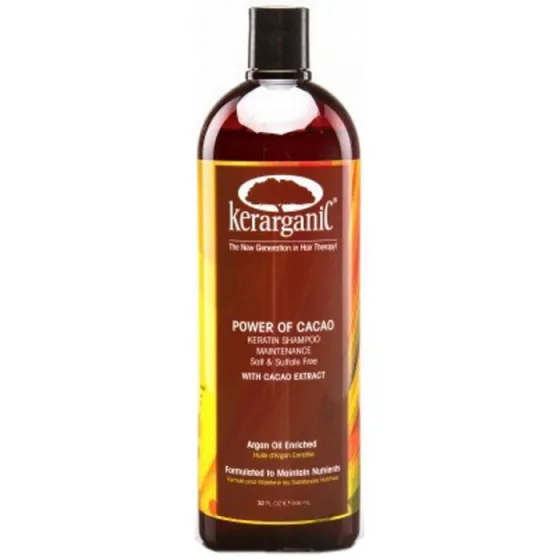 Kerarganic Keratin Shampoo Power Of Cocoa - Безсульфатний кератиновий шампунь "Сила Какао"