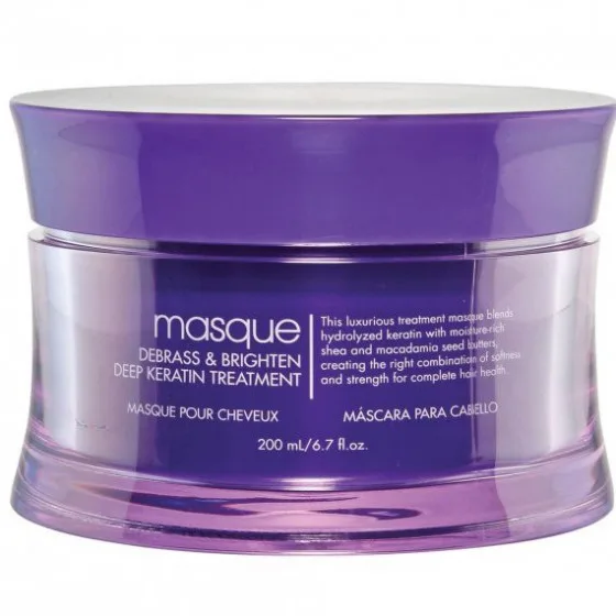 Keratin Complex Blondeshell Masque Debrass & Brighten Deep Keratin Treatment - Маска коригуюча для освітленого та сивого волосся