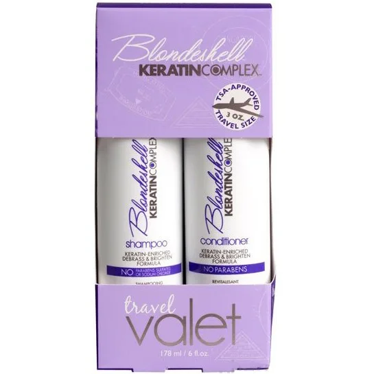Keratin Complex Blondeshell Travel Valet - Дорожний набір для освітленого волосся