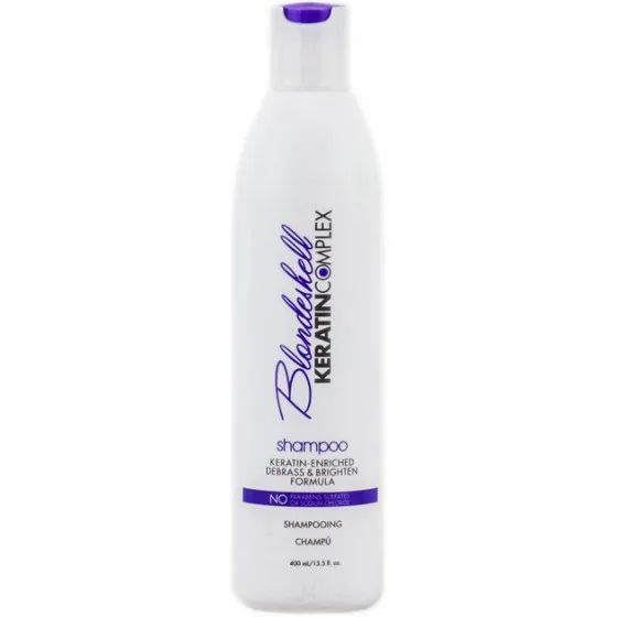 Keratin Complex Blondeshell Shampoo Debrass & Brighten Formula - Шампунь коригувальний для освітленого та сивого волосся
