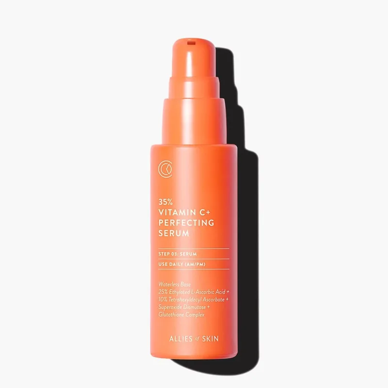 Сироватка з вітаміном С для обличчя 35% Vitamin C+ Perfecting Serum Allies of Skin, 30 мл