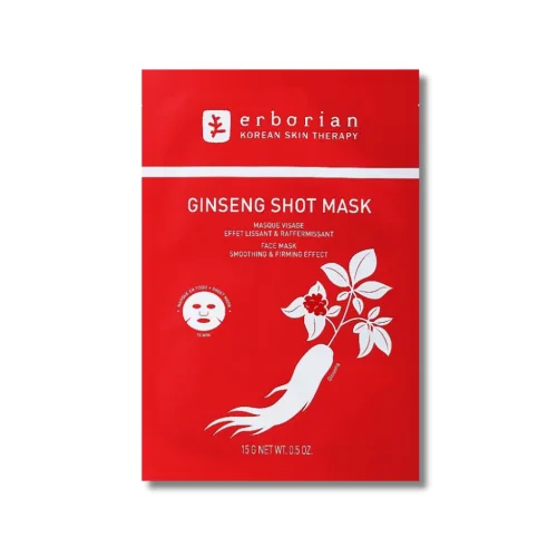 Тканинна маска, що відновлює, для обличчя "Женьшень" Ginseng Infusion Mask Erborian, 15 г