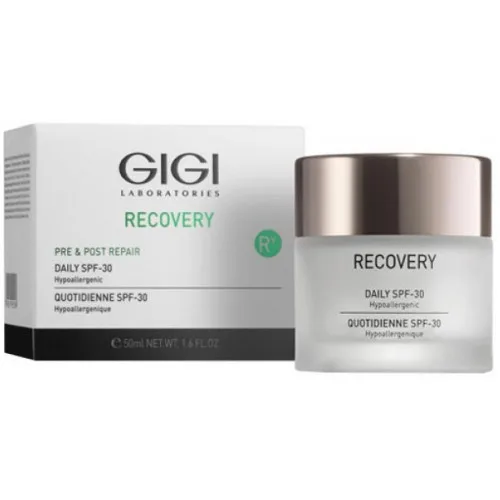 Денний відновлюючий захисний крем SPF-30 - Gigi Recovery Daily Cream SPF-30