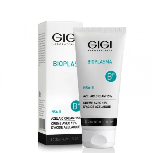 Крем з 15% азелаїновою кислотою для жирної та проблемної шкіри - GIGI Bioplasma 15% Azelaic Cream