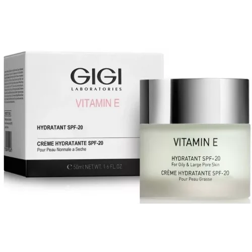 Зволожувач для жирної шкіри SPF-20 - GIGI Vitamin E Moisturizer for Oily Skin SPF20
