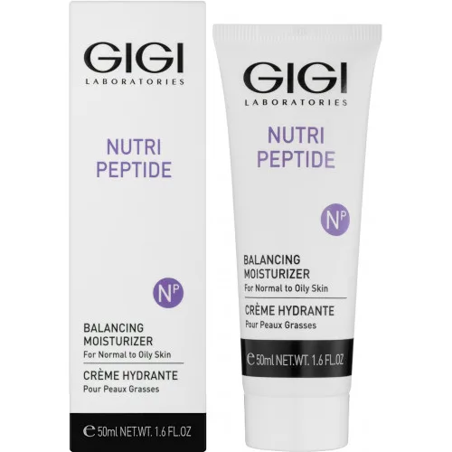 Зволожувач для жирної та комбінованої шкіри - GIGI Nutri-Peptide Balancing Moisturizer Oily Skin