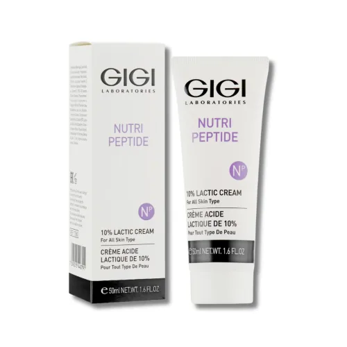 Охолоджувальний крем з 10% молочної кислоти Nutri-Peptide 10% Lactic Cream Gigi, 50 мл
