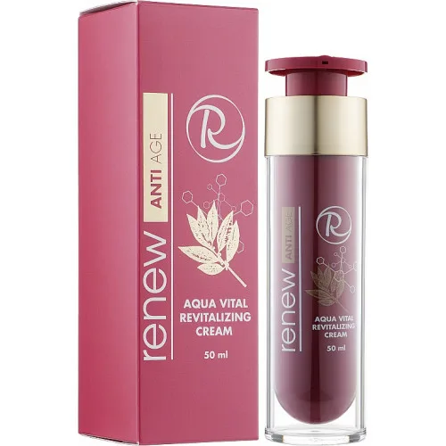 Антивіковий сонцезахисний зволожуючий крем для обличчя - Renew Anti Age Aqua Vital Revitalizing Cream 50ml
