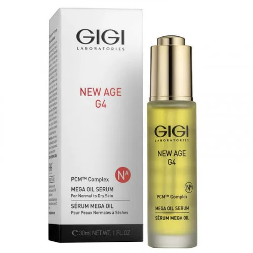 GIGI New Age G4 Mega Oil Serum Масляна сироватка для обличчя для екстремального живлення, зміцнення бар'єру та атласного сяйва шкіри, 30 мл