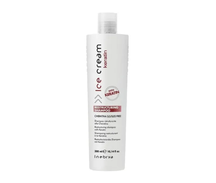 Відновлювальний шампунь з кератином Ice Cream Keratin Restructuring Shampoo Inebrya