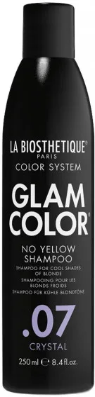 La Biosthetique Glam Color No Yellow Shampoo .07 Crystal - Безсульфатний шампунь для захисту та підтримки кольору волосся