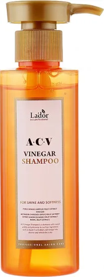 Глибокоочищувальний шампунь для волосся з яблучним оцтом 530 мл Lador ACV vinegar shampoo