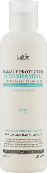 La'dor Damage Protector Acid Shampoo, pH 4.5 - Захисний шампунь для пошкодженого та сухого волосся