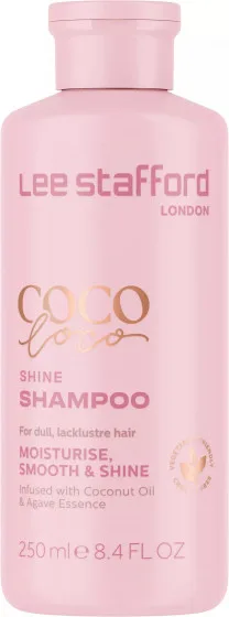 Lee Stafford Coco Loco Shine Shampoo - Зволожуючий шампунь для волосся з агавою та кокосовою олією