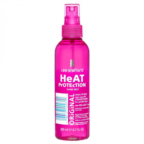 Lee Stafford Poker Straight Flat Iron Protection Shine Mist 200 мл - Засіб для захисту волосся від вирівнюючих "прасок"