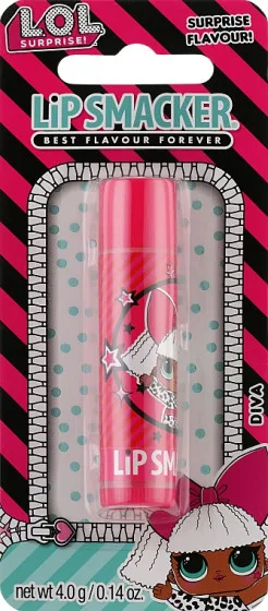 Lip Smacker LOL Single Balm Diva Strawberry Surprise - Бальзам для губ "ЛОЛ" з ароматом полуниці