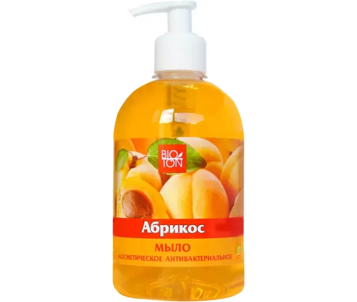 Мило Біотон косметичне антибактеріальне "Абрикос" 500 мл (1242813912)