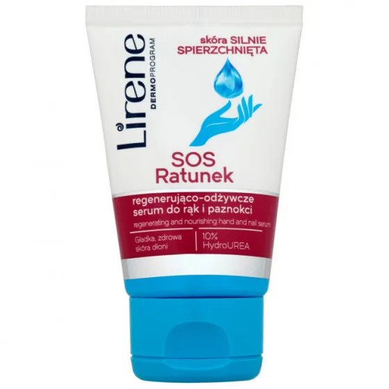 Lirene Sos Regenerating and Nourishing Hand and Nail Serum - Крем для рук та нігтів "Інтенсивне відновлення і живлення"