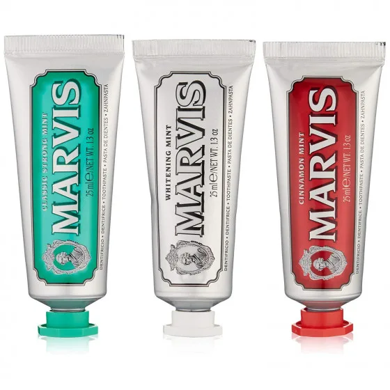 Marvis Travel 3 Flavours Box - Набір зубних паст для подорожей