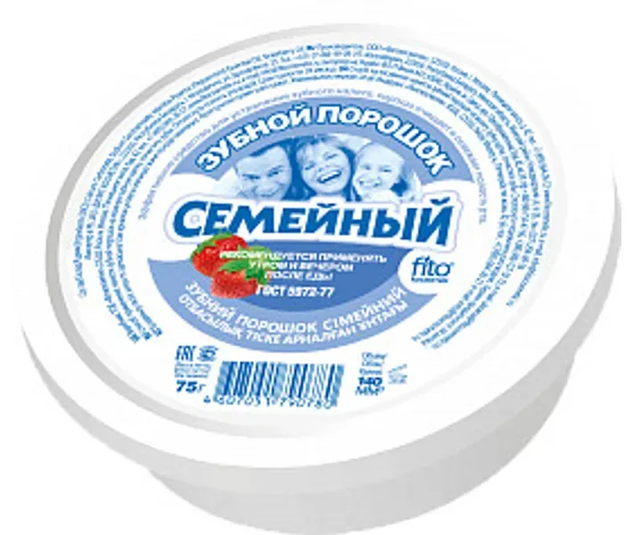 Зубний порошок фітокосметики СІМЕЙНИЙ 75 г (1250477447)