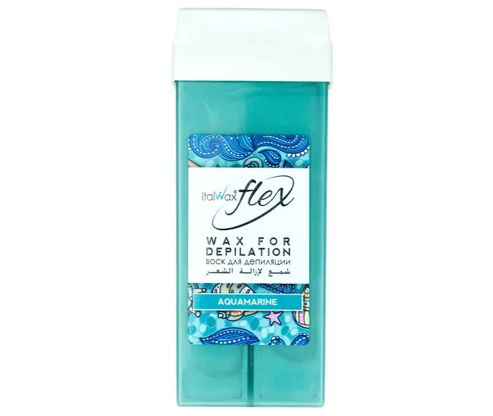 Віск касетний Ital Wax Flex Aquamarine (аквамарин), 100 мл (0078299)