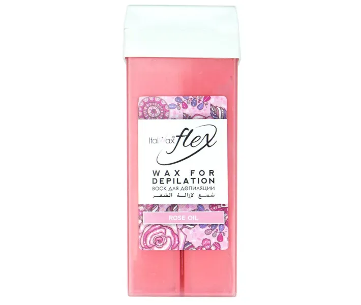 Віск касетний Ital Wax Flex Rose Oil (кремова троянда), 100 мл (0078302)