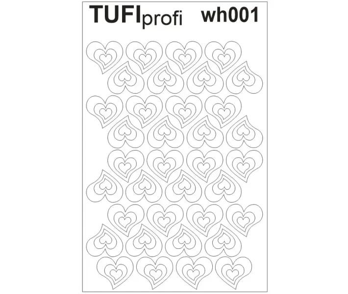 Смайл трафареты для френча WH