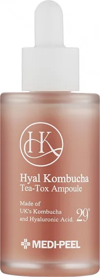 Зволожуюча сироватка з комбучею - Medi Peel Hyal Kombucha Tea-Tox Ampoule, 50 мл