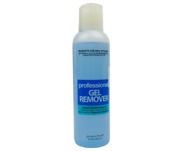 Jerden Proff Gel Remover - жидкость для снятия гель-лака морские минералы, 150 мл (0061315)