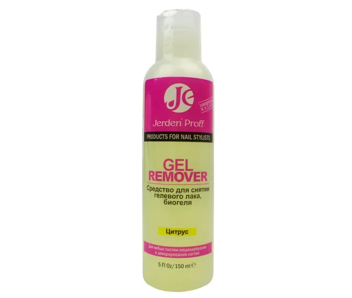 Jerden Proff Gel Remover - жидкость для снятия гель-лака цитрус
