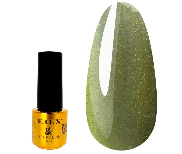 Гель-лак F.O.X gold Quarts Cat Eye №, 002. 6 мл (0093733)