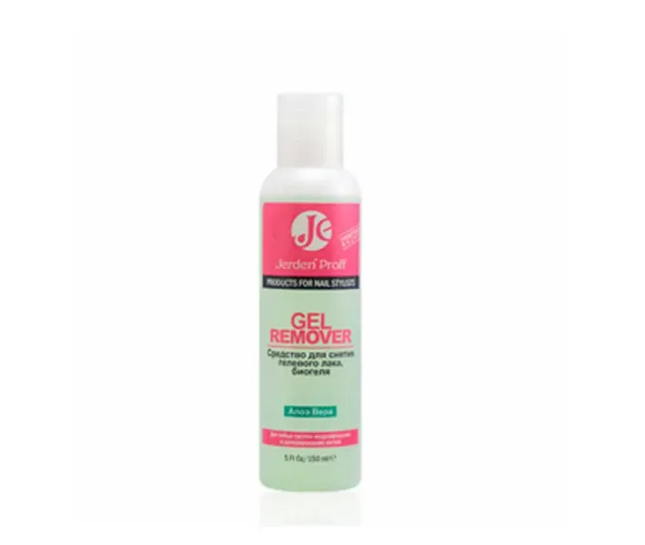 Jerden Proff Gel Remover - Жидкость для снятия гель-лака алое вера, 150 мл (0060075)