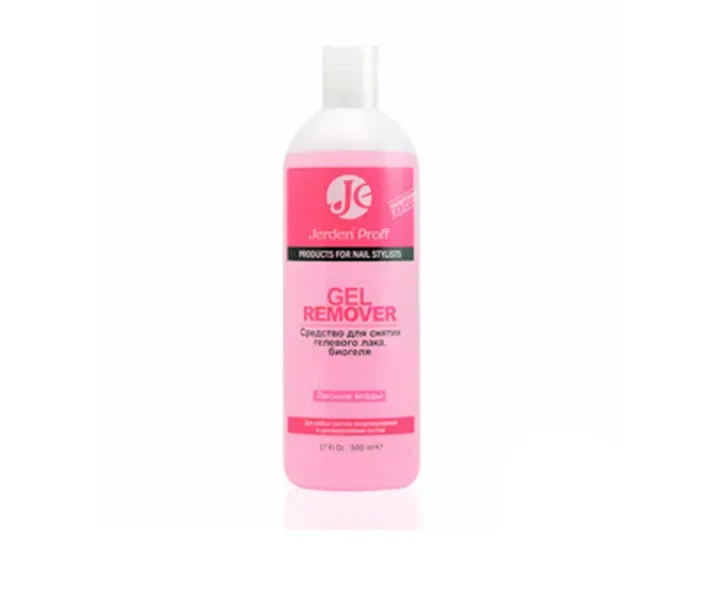 Jerden Proff Gel Remover - Жидкость для снятия гель-лака лесные ягоды, 500 мл (0060077)