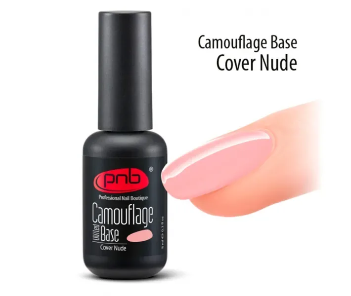 База PNB Camouflage Base Coat Nude - базове покриття камуфлирующее, натуральний, 8 мл (0079131)