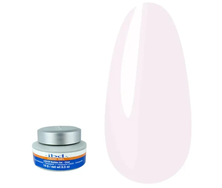 Гель IBD конструирующий UV/LED Builder Gel Clear - прозрачный, 14 гр (0093678)