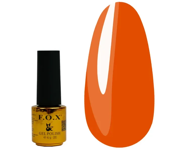 Гель-лак F.O.X Pigment №009 - насичений помаранчевий, 6 мл (0087754)