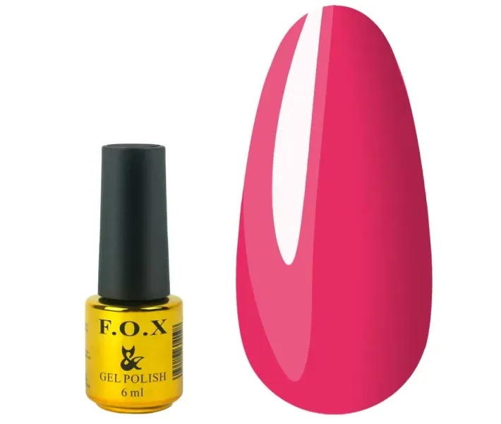 Гель-лак F.O.X Pigment №004 - яскраво-малиновий, 6 мл (0056392)