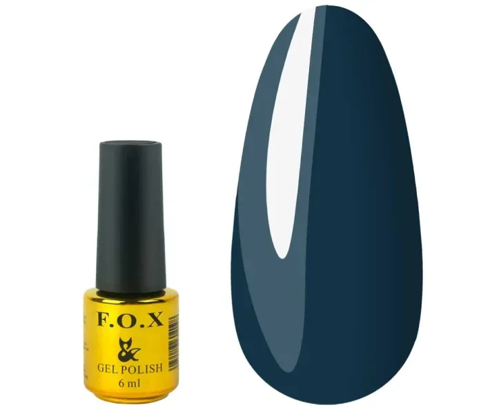 Гель-лак F.O.X Pigment №051 - синьо-сірий, 6 мл (0056413)