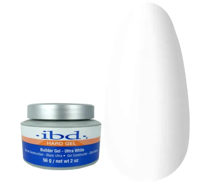Гель IBD конструирующий UV Builder Gel Ultra White - ультрабелый, 56 гр (0051018)
