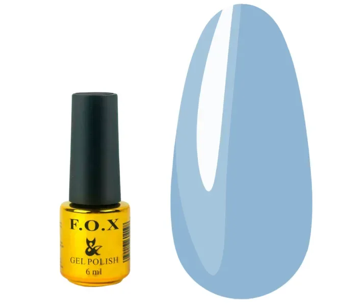 Гель-лак F.O.X Pigment №013 - приглушений блакитний, 6 мл (0077631)