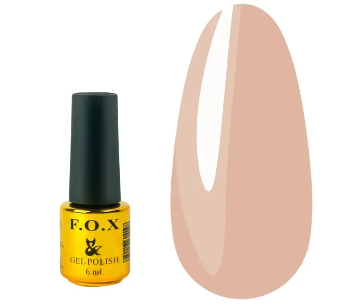 Гель-лак F.O.X Pigment №022 - персиковий беж, 6 мл (0077633)