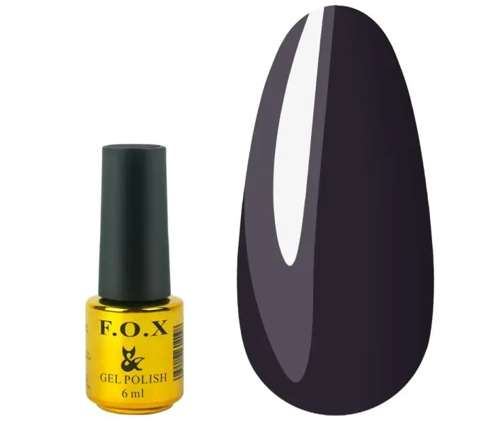 Гель-лак F.O.X Pigment №177 - графитово-синій, 6 мл (0056446)